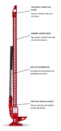 Hi-Lift Jack 60" All-Cast Jack HL-605 - size: 60 inches