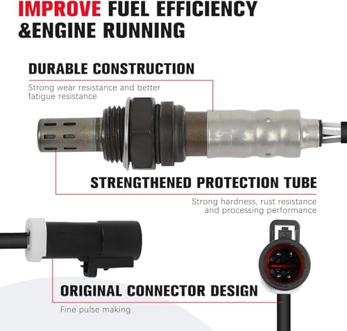 4PCS Oxygen Sensor O2 Sensor 2 Upstream & 2 Downstream 234-4045 SG1813 22060 250-24001 2004-2010 for Ford Explorer 4.0L 4.6L,1999-2006 for Ford F-150 4.2L 4.6L 5.4L,2001-2002 for Lincoln