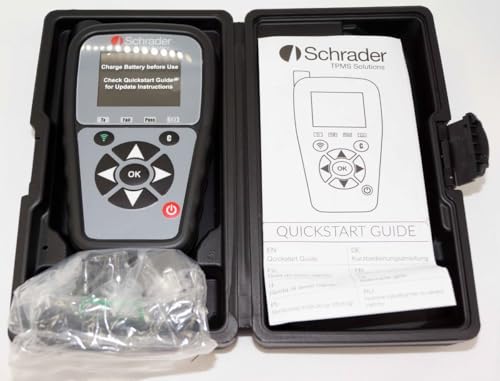 Schrader TPMS Solutions 21298 S41 Programming Scan Tool w/ 24 33500 Programmable EZ-sensors® (314.9, 315, 433MHz)