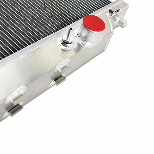 Aluminum Radiator for 2003-2007 Ford Excursion F250 F350 F450 Super Duty Pickup Truck 6.0L Powerstroke V8 Diesel, 3 Row Full Performance Aluminium Radiator - size: 3-Row Radiator w/CNC Cap