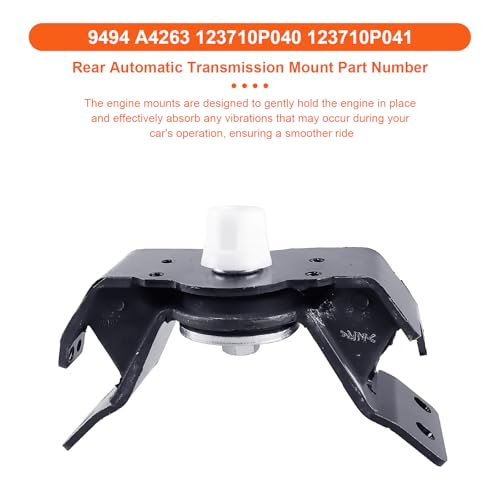 Engine Motor Mount Compatible with Toyota 4Runner 2003-2024 V6 4.0L,T-oyota Fj Cruiser 2007-2014 V6 4.0L,Toyota Tacoma 2005-2015 V6 4.0L,Replacement for A4260 A4260 A4263 - size: 4Runner 03-24