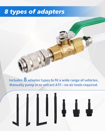 3L Transmission Fluid Pump ATF Transfer Tool 8 Adapters