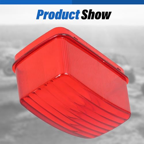 WFLNHB 1 Pcs Tail Light Lens Replacement for Yamaha Rhino 700 660 450 2004-2021