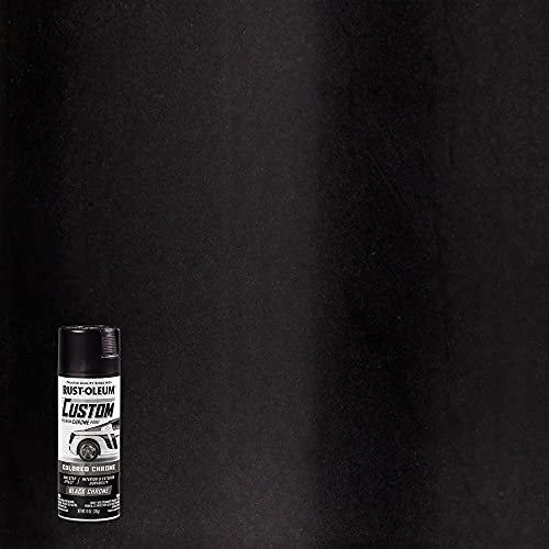 Rust-Oleum Automotive Custom Lacquer Spray Paint, Black Chrome - color: Black Chrome, size: 10 Ounce (Pack of 1)