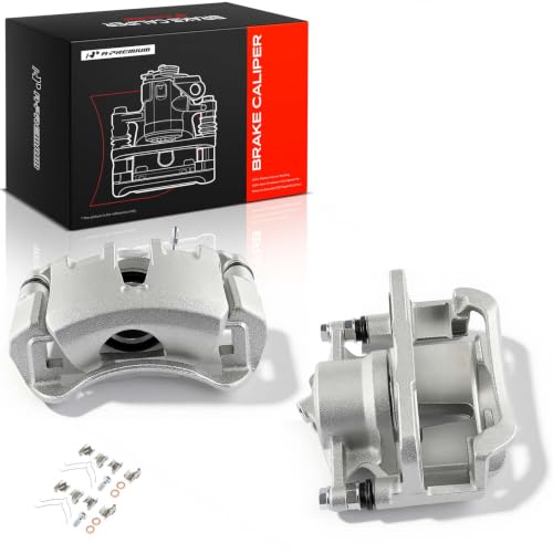A-Premium Front Left and Right Side Disc Brake Calipers with Bracket