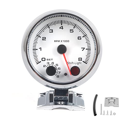Tachometer, 3.75in 8000 RPM 7 Color Gauge