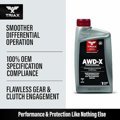 TRIAX AWD-X Professional | Full Synthetic Dual Pump II AWD Fluid Compatible with AWD Dual Pump Systems in Honda & Acura DPSF (1 Quart) (Pack of 2) - size: 1 Quart (Pack of 2)