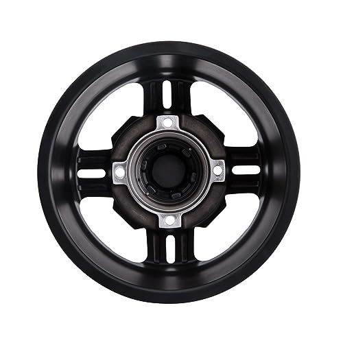 TUSK 4/156 Beartooth Wheel 14x7 5.0 + 2.0 Machined/Black for Kawasaki Mule Pro-FXT 820 Ranch Edition 2022-2023