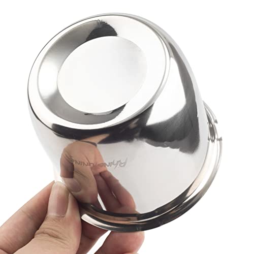 RTrhinotuning Stainless Steel Push Through Center Caps 3.31" for Trailer Truck Rv Wheel Rims Chrome Trailer Hub Cap 2.91" Hight 4 PCS Wheel Center Caps - color: Chrome, size: 3.31" Center Hole, 2.91" Height