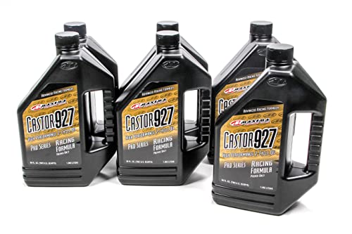 Maxima CS23964-6PK Castor 927 2-Stroke Racing Premix Engine Oil - 1/2 Gallon, (Case of 6) - size: 64 fl oz, style: Case of 6