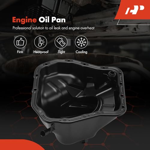 A-Premium Lower 2.5L Engine Oil Pan Sump with Plug, Gasket & Bolts - style: Complete Oil Pan Kit