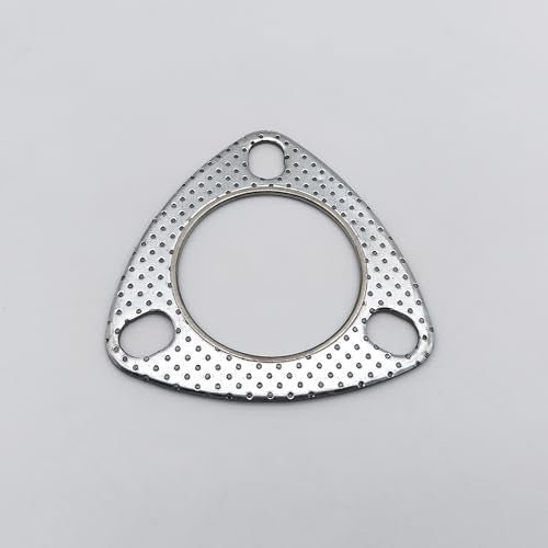 2.25 Inch Exhaust Gasket 3-Bolt 57mm Flange High Temperature Graphite - size: 2.25 in