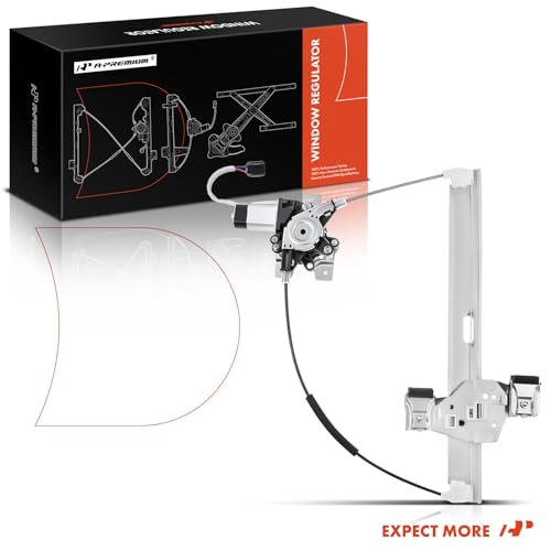 A-Premium Rear Driver Side Power Window Regulator with Motor (2-Pin) - style: Rear Driver (LH)