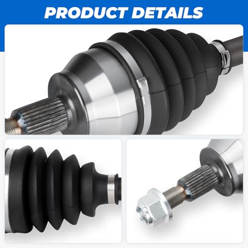 TadaMark New Front Left & Right CV Axle Shaft, for Auto Dual Clutch Trans