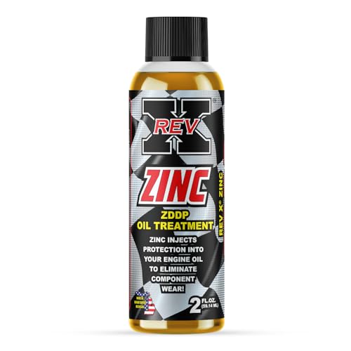 REV-X Zinc ZDDP Oil Additive - 2 fl. oz. (5 Pack)
