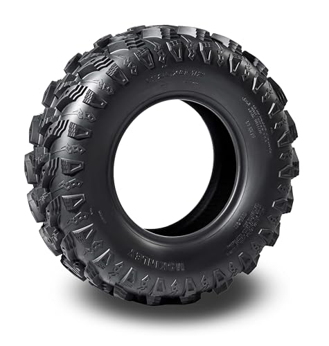 MCKINLEY UTV ATV Tires 25X8-12 6PR Super Mud 25X8X12 All Terrain X611, Set2 - size: 25x8-12