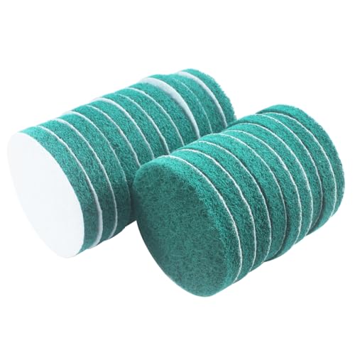 20 Pcs 5" Drill Brush Scrubber Scouring Pads (180#) - style: Green - 180#