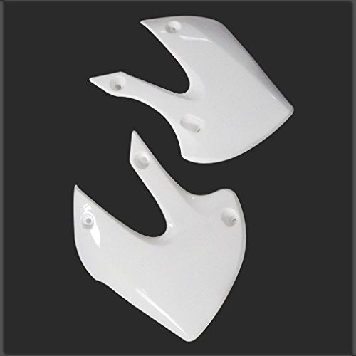 TDPRO Plastic Fairing Kit Fender Parts and Black Seat for Pit Dirt Bike KX 65 KX65 (White) - color: White