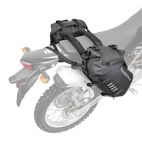 Rhinowalk Waterproof Motorcycle Saddle Bags 18L, Side Panniers (1 Pair) - size: 18L