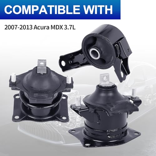3PCS Engine Motor Mount Set for Acura MDX 2007-2013 3.7L - size: Acura MDX 07-13