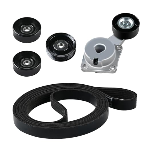 Tecoom Timing Serpentine Belt Drive Component Kit Compatible with Ford F150 F250 F350 Explorer 2005-2010, Expedition 2009-2014, Lobo 09-10, Lincoln Navigator 10-14, Mercury Mountaineer 06-10 90K38274A - size: 90K-38274A