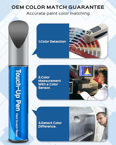 1H9 Nebula Gray Pearl Touch Up Paint Kit Compatible with Lexus Exact Match Car Scratch Repair Touch Up Paint Kit - color: Nebula Gray Pearl(1H9)