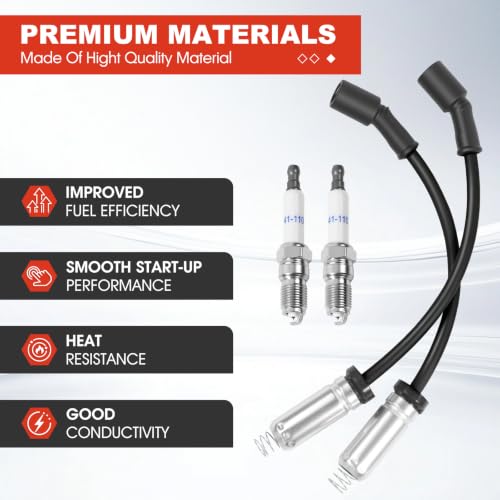 High-Performance 41-110 Spark Plugs & Wires for Chevy GMC V8