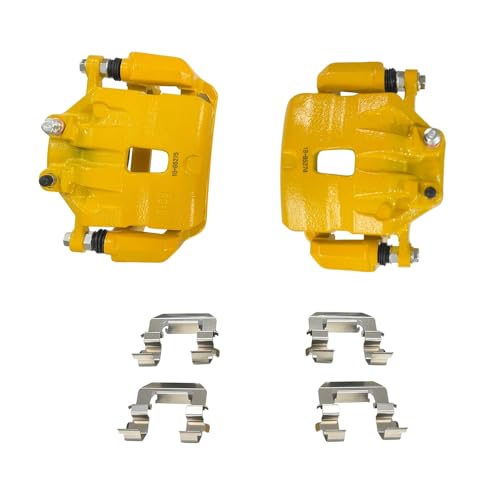 18B5274 18B5275 Yellow Front Brake Calipers with Bracket Set