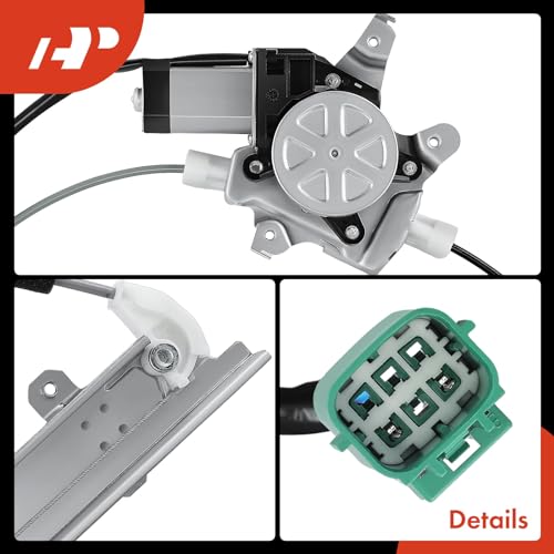 A-Premium Front Driver Side Power Window Regulator with Motor (2-Pin) - style: Front Driver Side