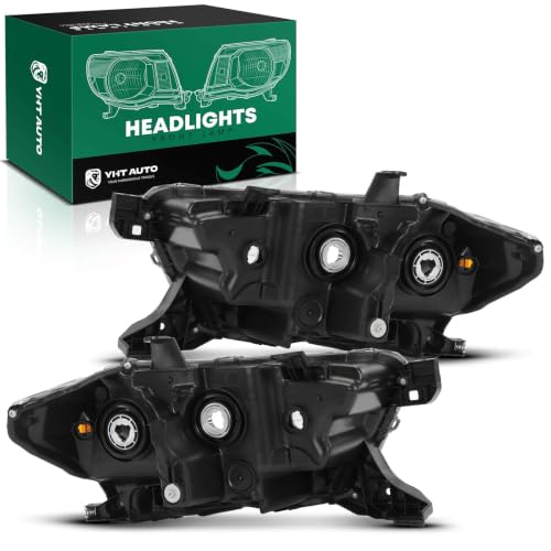 YHTAUTO Pair Headlights Assembly for Toyota Tacoma 2016-2023 - size: 2016-2023