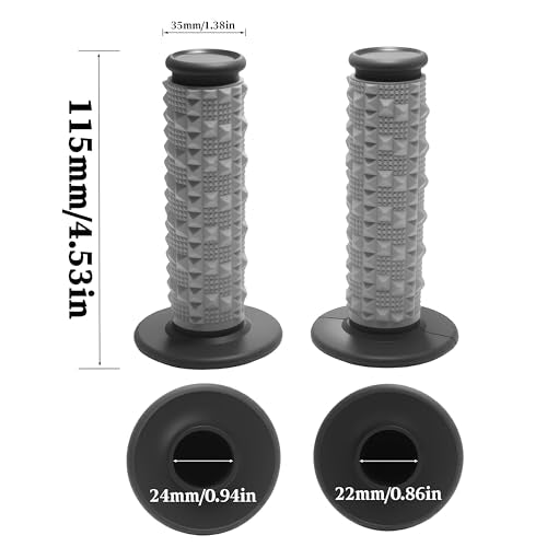 Motorcycle Throttle Assembly,7/8" Quick Twist Throttle Grips with Throttle Cable Aluminum Alloy Universal for CRF KLX SSR TTR 110 125 150 250cc Dirt Pit Bike ATV Mini Bike - color: Black