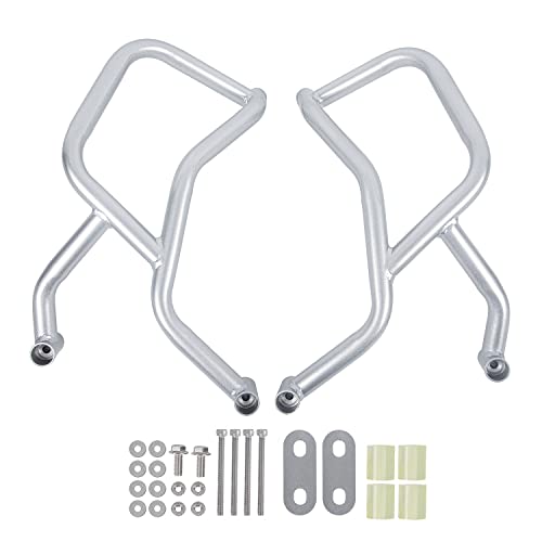 for CF-Moto 800MT MT800 MT 800 MT CF800MT 2021 2022 2023 Motorcycle Engine Guard Bumper Highway Crash Bars Stunt Cage Frame Falling Body Protector Kit Gas Tank Protection 21-23 (Silver)