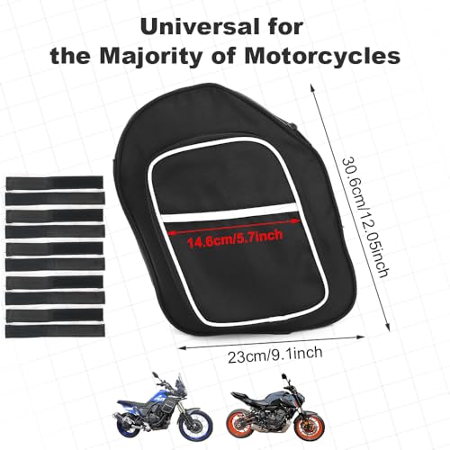 xitomer 2pcs Universal Crash Bar Motorcycle Bags Fit for Harley series
