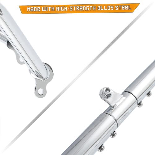 Kinglemc Crash Bar Engine Guard for Harley Touring(Chrome) - color: Chrome-Updated