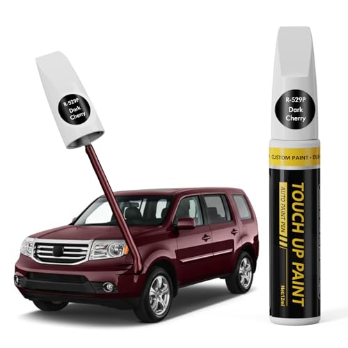 (Dark Cherry (R529P) Car Touch Up Paint for Honda - color: Dark Cherry (R529P) for 2025 CR-V/2025 CIVIC/2025 Accord/2025 HR-V/2025 Pilot/2025 Odyssey/2025 Ridgeline/2025 Passport
