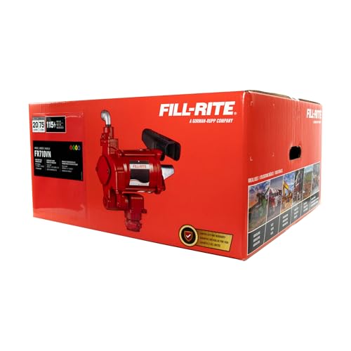 Fill-Rite FR710VN 115V 20 GPM Fuel Transfer Pump (Pump Only Model) | For Gasoline, Diesel, Kerosene, Ethanol Blends, Methanol Blends & Biodiesel up to B20 - size: 1 1/4" Inlet - 1" Outlet, style: 115V Pump Only