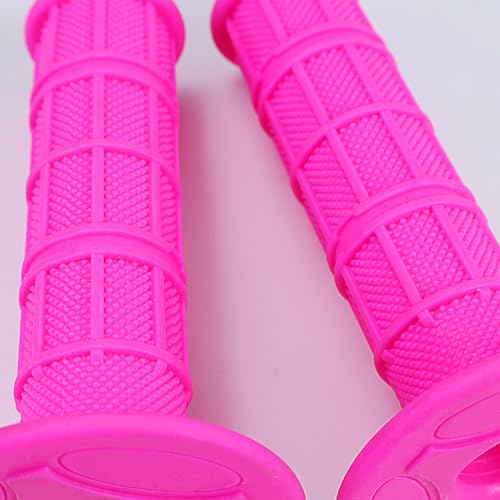 7/8" Handlebar Grips for 50cc-125cc CRF70 CRF80 TRX450 TTR90 TTR110 TTR125 PW80 RM80 DR650 KLX250 KLX300 KX65 SSR125 Pit Dirt Bike ATV Quad Motocross Motorcycles CT100U CT200U Mini Bike - color: Pink