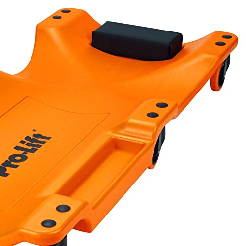 Pro-LifT Mechanic Plastic Creeper 40 Inch Orange - color: Orange