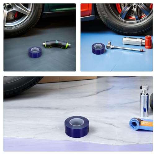 ibasenice Surface Protective Removable Scratch Film Tape Roll Wheel Rim Protector Car Rim Film Anti Scuff Adhesive Masking Strip for Automotive Surface - size: 2000.00X4.00X0.10CM