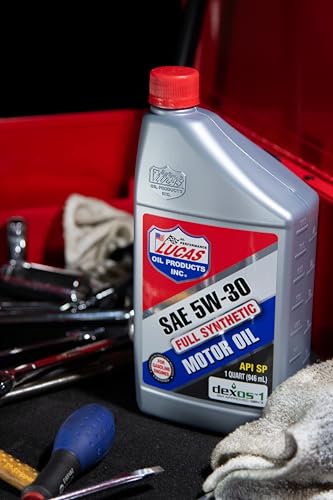 Lucas Oil 10049 Full Synthetic SAE 5W-30 Motor Oil - 1 Quart - size: 1 Quart Bottle, style: 1 Pack