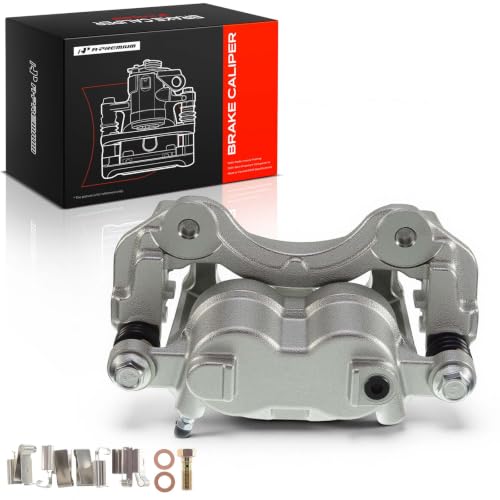 A-Premium Front Left Driver Disc Brake Caliper with Bracket - style: Akebono Calipers Front Driver