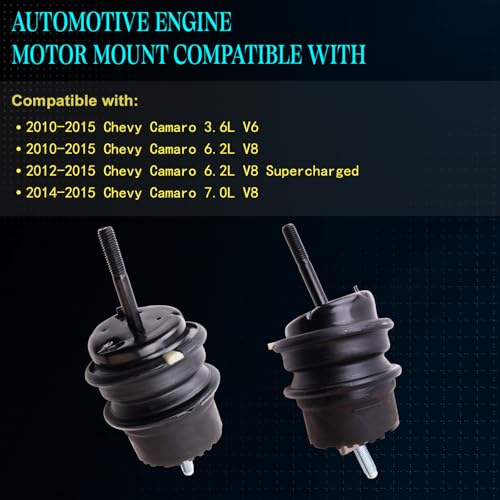 Motor Mount Kit for 2010-2015 Camaro 3.6L 6.2L - size: A5630 A5630