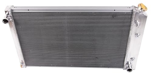 716 4-ROW COOLING Aluminum Radiator For 1973-1987 Chevy Truck GMC C/K Pickup C10 C20 C30 K10 K20 FOR Blazer 1973-1991 19 x 28-1/4"-Core