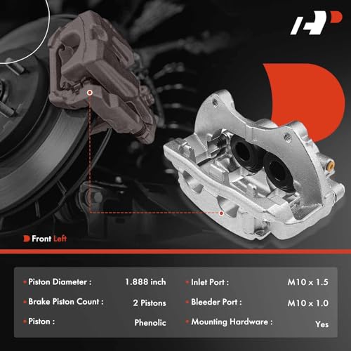 A-Premium Front Left Driver Disc Brake Caliper with Bracket
