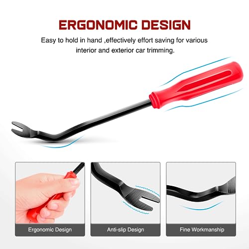 Nilight 501PCS Universal Car Clips Fastener Remover Retainer Rivet Push - color: 500Pcs Clips + Remover