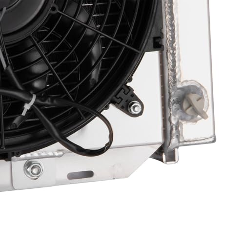 3 Row Radiator Shroud Fan For Ford Mustang LX GT SVT 1979-1993 - size: 3 Row Radiator+Shroud Fan(AT)