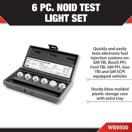 Performance Tool W89500 6-Piece Noid Light Set - style: 6pc Noid Light Set With Case