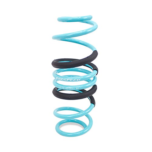Godspeed LS-TS-HA-0027 Traction-S Performance Lowering Springs, Reduce Body Roll, Improved Handling, Set of 4, compatible with Honda Civic Non-Si (FC/FK) 2016-21