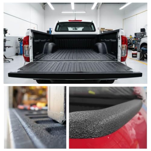 Spray In or Roll On, Red Truck Bed Liner Paint - 2 Quarts - color: Red