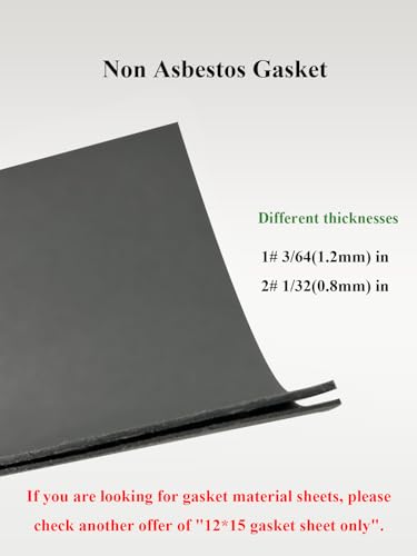 YAMAKATO RTV Non-Asbestos Gasket Material Maker Silicone Sealant (3 oz) - size: type2 rtv & 11*12" gasket sheet